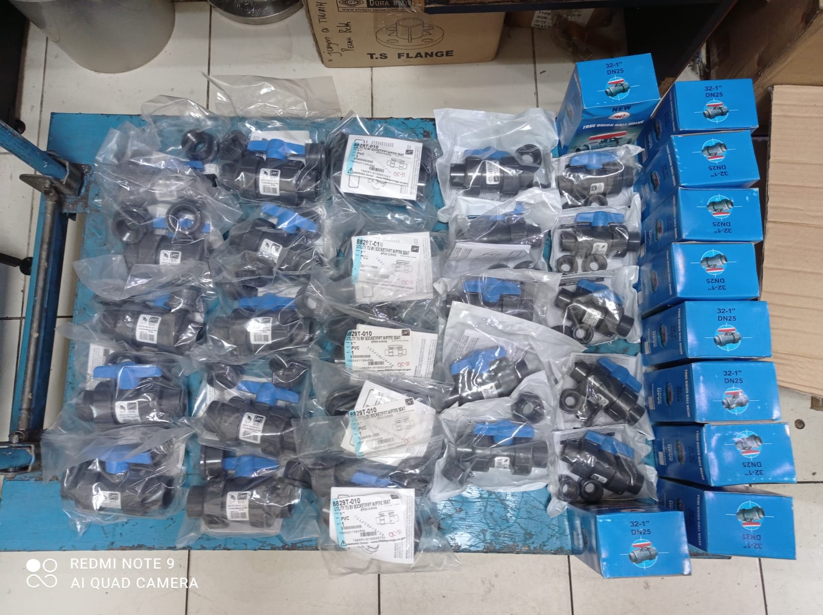 Trunion ballvalve pvc spears ansi socked